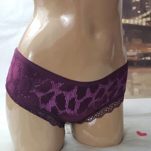 VS Purple Sequin Velvet Mesh Very Sexy CHEEKY